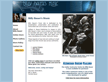 Tablet Screenshot of billybauersmusic.com